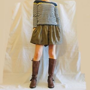 n’OrLABEL Plaid Elastic Waist Skirt Skort.